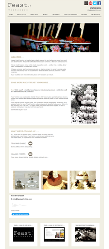 Feast Yorkshire Wedding Caterers