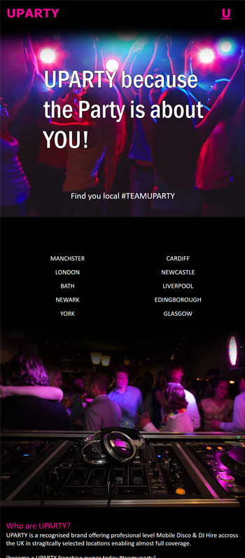 UPARTY Mobile Disco Company